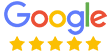 Extrait du logo Google stylisé avec des formes colorées (bleu, rouge, jaune, vert) reposant sur une base jaune vif.
